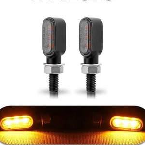 <span class=keywords><strong>Mini</strong></span> lámpara LED de señal de giro de 8mm, indicadores de 12V para Honda Yamaha <span class=keywords><strong>Kawasaki</strong></span> <span class=keywords><strong>Moto</strong></span> Cafe Racer, sistemas de iluminación intermitente para motocicletas - Product Image 3