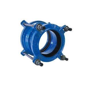 Rohr verbindungs stücke aus duktilem Eisen Universelle Stufen kupplung mit breiter Toleranz - Product Image 1