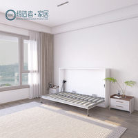 Lit escamotable horizontal personnalisé-Lits muraux peu encombrants Lits électriques avec pied automatique pour petits appartements