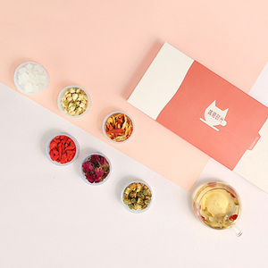 Vente en gros personnalisé <span class=keywords><strong>rose</strong></span> jasmin mandarine zeste wolfberry chrysanthème sucre de roche santé thé parfumé - Product Image 2