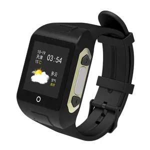 Wholesales gps tracking watch for elderly vibration alarm calling IP67 waterproof elderly tracker smart wearable watch