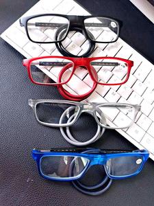 <span class=keywords><strong>Gafas</strong></span> de <span class=keywords><strong>presbicia</strong></span> antirreflectantes portátiles para hombres y mujeres Nueva bisagra de Metal extensible plegable cuello magnético colgando piernas de templo - Product Image 2