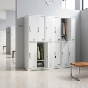 Archivador de Oficina de Acero, Diseño Moderno y Minimalista, con Cerradura, 2 Cajones, Puerta de Vidrio Antiestática, Comercial, Escolar, Ajustable - Product Image 1
