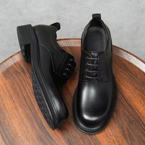 Zapatos Oxford Formales de Negocios para Hombre de Alta Calidad, con Punta Cerrada, de Cuero, Transpirables, con Cordones, Hechos a Mano, Estilo Casual - Product Image 2