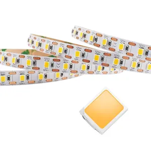 Taglio libero goove smart super bright copertura in silicone armadi di alimentazione a batteria tagliabile bianco SMD2835 striscia luminosa a led