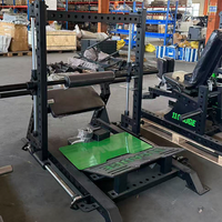 Nouvelle conception Machine à charge libre pour Hip Thrust et Glute Bridge, et Appareil de développement des muscles fessiers et ischio-jambiers assis pour l'étirement des hanches et le développement des fessiers