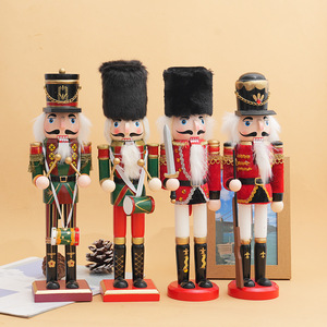 OEM truyền thống sơn gỗ giáng sinh <span class=keywords><strong>nutcracker</strong></span> người lính con số trang trí nội thất lò sưởi giáng sinh bên trang trí - Product Image 2