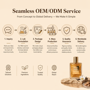 HKH OEM ODM Body Shimmer Oil Waterproof Glitter Body Oil Long Lasting Moisturizing Glow Oil Vegan Private Label Body Care - Product Image 6
