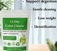 Soutien à la régularité et au métabolisme pour la santé intestinale – Mélange Herbal 14 Jours Lotus Moringa Mûrier Thé Vert – Marque Privée OEM