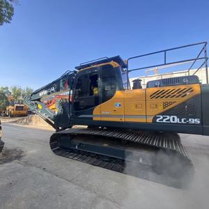 Excavatrice sur chenilles hydraulique d'occasion Hyundai 220LC-9s d'origine coréenne, 90% neuve, prix bas, matériel de construction d'occasion Hyundai 220LC-9s - Product Image 2