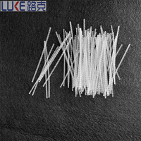 Fibre de polymère de polypropylène structurel de fibre macro de PP anti-fissuration de 12mm