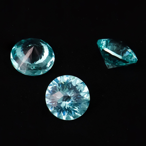 Wholesale Own Natural Color Light Blue Round Cut VVS Hight Quality Paraiba rare Merchants Have Unique Lab Grown <strong>Gemstone</strong> - Product Image 6