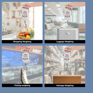 Balance de pêche numérique portable 60 kg 132 lb en ABS avec chargeur Tpce C pour bagages, chasse, voyage - Product Image 4