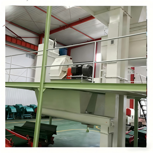 Nhà máy sản xuất máy xay ngũ cốc, cám gạo công suất cao 1-30 tấn/giờ, kiểu thả, mẫu hoàn chỉnh, bán buôn, máy xay thức ăn chăn nuôi, tình trạng mới - Product Image 3