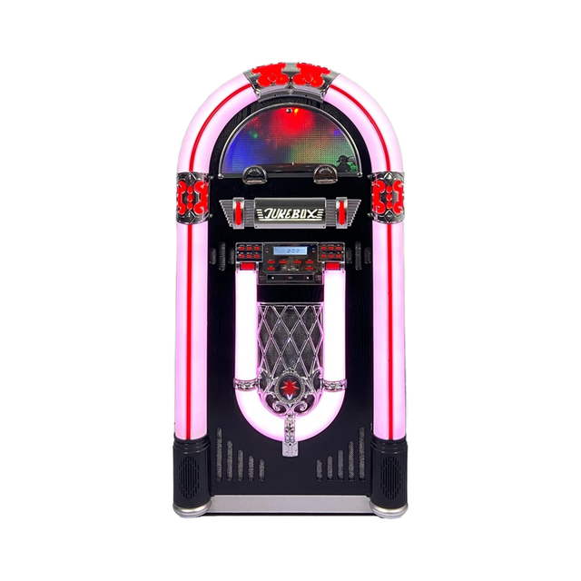 Full-size Digital Retro Style Jukebox Vinyl Record Player Remote Control Multi-Functional Commercial Music Station Stereo