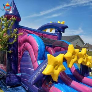 WINWAYTOYS Tobogán Inflable Comercial de PVC, Combinación de Doble Tobogán Galaxia, 8x4m o Tamaño Personalizado, Fácil de Instalar para Diversión - Product Image 4