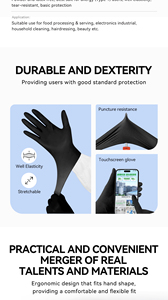 Wholesale Insulating <strong>Gloves</strong> Anti-static 9 <strong>12</strong> 16 <strong>Inch</strong> 100pcs for ESD Gardening Industry Beauty <strong>Disposable</strong> Work <strong>Nitrile</strong> <strong>Gloves</strong> - Product Image 5