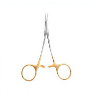 12.5cm Gold Handle Manual Reusable Stainless Steel Surgical Instruments Sutures Needle Holder Class I By <b>Blush</b> Surgical - Product Image 3