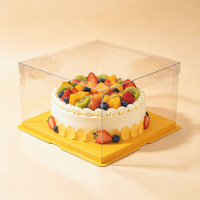 Emballage en blister rectangulaire personnalisable de qualité alimentaire en PET, PP, PS via thermoformage OEM ODM pour bonbons, gâteaux, fruits, sushis, pâtisseries