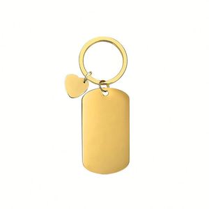 Accesorios para sublimación: Placas de identificación para perros de defensa personal, dijes, llaveros para profesores y llaveros de acero inoxidable dorado - Product Image 4