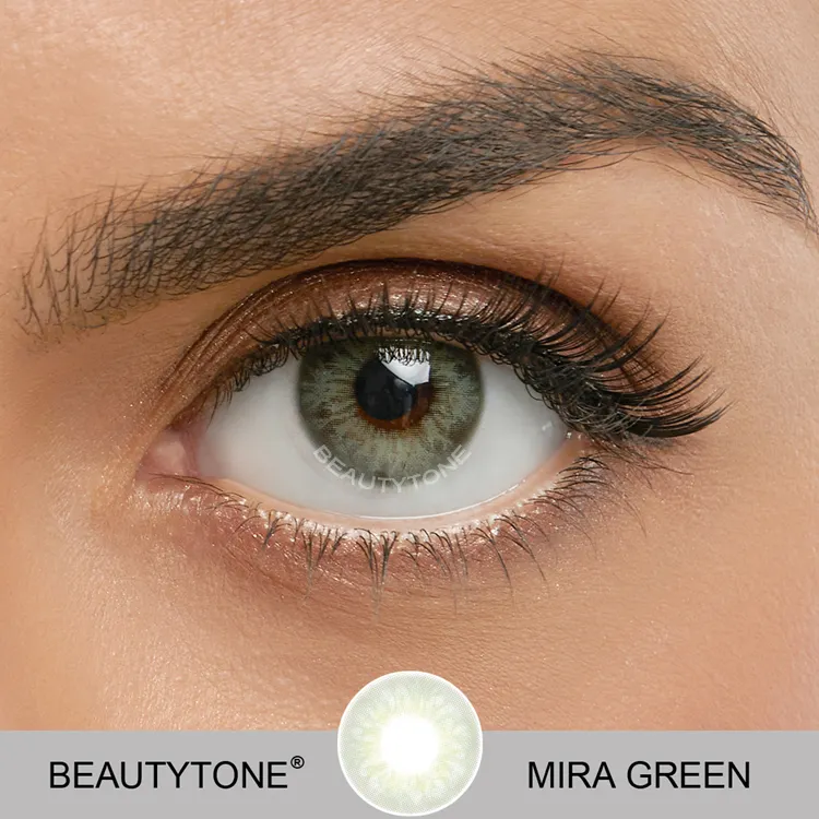 BeautyTone Mira colored contact lenses green soft eye beauty lens