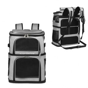 Sac à dos pour animaux de compagnie approuvé par les compagnies aériennes, fabriqué en usine BSCI, Mochila pour chat et chien, sac à dos Oxford pour les voyages en week-end, les promenades en plein air, les pique-niques, les parcs - Product Image 2