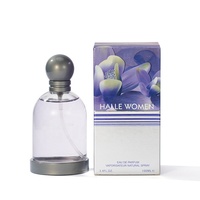 LOVALI Parfum EDT 100ML pour Femme, Qualité Premium, Choix Festif, Logo Personnalisé, 24H, Doux pour la Peau, Floral Fruité Musqué Frais, Senteur Jardin