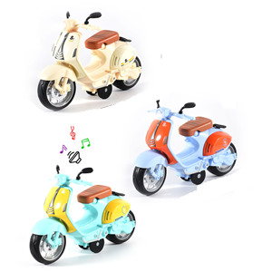 <span class=keywords><strong>La</strong></span> vendita calda di auto pressofusa 1/8 piccola in lega di pecora modello di motocicletta tira indietro il suono e <span class=keywords><strong>la</strong></span> musica leggera della moto - Product Image 1