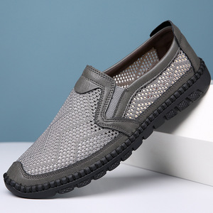 Sandalias Deportivas Casuales de Piel de Cerdo para Hombre, Ligeras, con Logotipo de Canguro, Estilo Slip-On con Cordones, para Caminar en Verano, a la Moda - Product Image 1