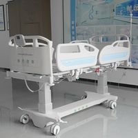 Lit médical électrique réglable multi-positions, structure multifonctionnelle avec matelas confortable assorti, entièrement inclus