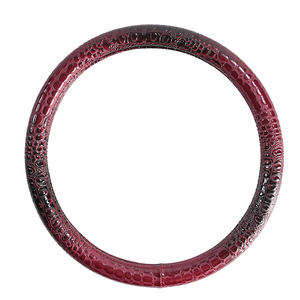 Funda para <span class=keywords><strong>Volante</strong></span> <span class=keywords><strong>de</strong></span> Coche <span class=keywords><strong>de</strong></span> <span class=keywords><strong>Cuero</strong></span> con Patrón <span class=keywords><strong>de</strong></span> Cocodrilo para Accord/Fiesta, Transpirable, Estilo <span class=keywords><strong>Natural</strong></span>, Agarre Cómodo, Fácil <span class=keywords><strong>de</strong></span> Instalar - Product Image 1