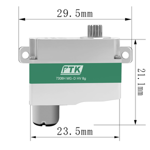 PTK 7308 H MG-D 8g Servo Usine DIY Venta Al Por Mayor Digital Metal Tooth DLG Modèle <span class=keywords><strong>Avion</strong></span> Servo KTS X08 RC Servos - Product Image 4