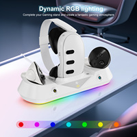 Base de charge à succion magnétique avec jeu de piles Accessoires de charge pour siège de jeu VR Meta Quest 3 VR Lunettes Poignée Vente en gros
