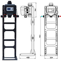 Vanne de contrôle de filtre automatique PLC à haut débit 18000 L/h avec communication à distance pour système de traitement d'eau commercial