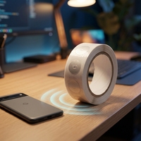 Etiqueta NFC regrabable N213/N215/N216, muestras gratuitas. Etiqueta NFC Wet Inlay de 25 mm para programación de URL.