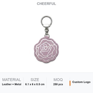 Llavero de Cuero Verde con Soporte para Teléfono, Logotipo Personalizado, Regalo Promocional Corporativo - Product Image 1