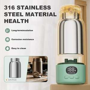 Babyvoeding Reisfleswarmer USB Oplaadbaar Draagbare Babymelkwarmer Draagbare Fleswarmer Babywaterwarmer voor <span class=keywords><strong>Baby</strong></span> - Product Image 3