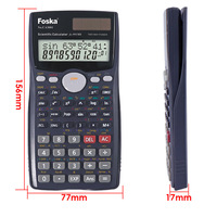Calculatrice scientifique Foska FX-991MS de qualité japonaise à double alimentation pour étudiants, enseignants, collèges, universités et bureaux