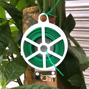 สายรัดพลาสติกเคลือบ PVC สีเขียวคุณภาพสูง ยาว 50 เมตร สำหรับงานจัดสวน รัดต้นไม้ อุปกรณ์ทำสวน สายรัดจัดสวน - Product Image 4