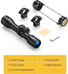 Ống ngắm CVLIFE <span class=keywords><strong>4x32</strong></span> cấu hình cao, nhỏ gọn, chống nước, chất liệu nhôm, điều chỉnh độ phóng đại nhanh, dành cho săn bắn, cung cấp trực tiếp. - Product Image 4