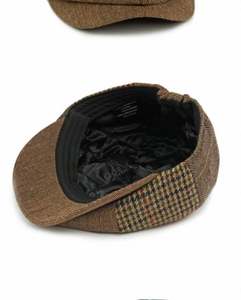 Gorra Newsboy a Rayas para Hombre y Mujer, Estilo Retro Otoño Invierno, Boina a Cuadros - Product Image 6