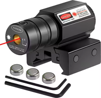 Visée laser rouge et verte en métal avec réglage 11 mm 20 pour le tir et la chasse en extérieur, fabriquée en aluminium durable