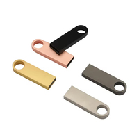 Clé USB miniature en métal de petite capacité 128 Mo, 256 Mo, 512 Mo, 1 Go, 2 Go, clé USB portable étanche de 2 Go