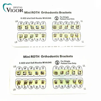 Supports orthodontiques métalliques en gros Roth MBT 0.018/0.022 Slot Mini Edgewise – Appareils dentaires disponibles en OEM
