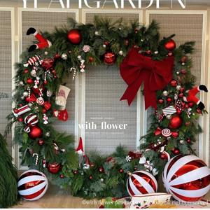 Adornos navideños para colgar <span class=keywords><strong>en</strong></span> puertas Decoración de escena para hoteles y centros comerciales Adornos para ventanas del hogar - Product Image 6