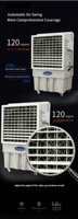 Enfriador de aire portátil de 240V CC, Enfriador de aire Solar por evaporación de desierto, OEM, precio de fábrica