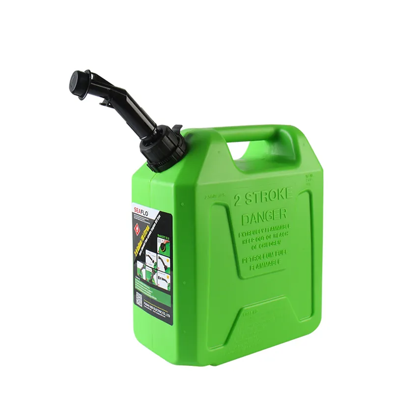 SEAFLO-Tractor de plástico portátil pequeño para motocicleta tanque de almacenamiento de aceite y combustible, tanque de remolque, 20L