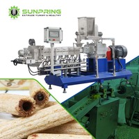 Ligne de production de snacks fourrés SunPring : Extrudeuse alimentaire pour snacks gonflés et garnis