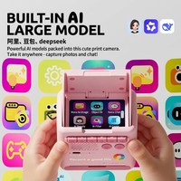 Cámara Digital HD 1080P para Niños de 6 a 12 Años, Cámara Digital Instantánea Retro K91 de 48MP con Impresión IA y Wifi