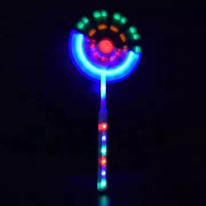 Đầy màu sắc LED Glowing cối xay gió đồ chơi cho trẻ em tương tác whirling nhấp nháy quay cối xay gió cho Halloween tốt nghiệp - Product Image 4